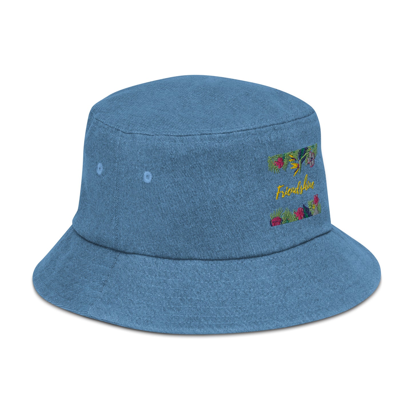 FriendShine Denim bucket hat