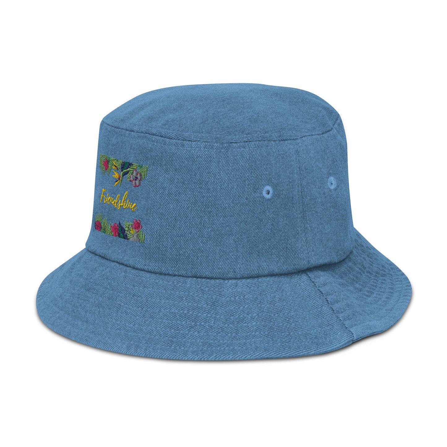 FriendShine Denim bucket hat